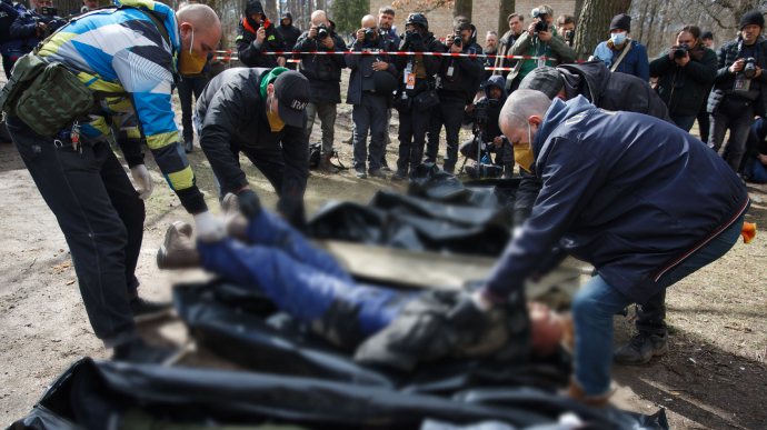 200 bodies of victims of Russian soldiers remain unidentified in Kyiv Oblast