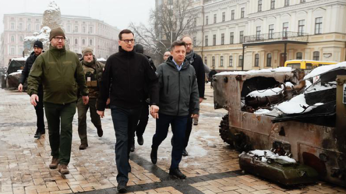Prime Minister of Poland arrives in Kyiv