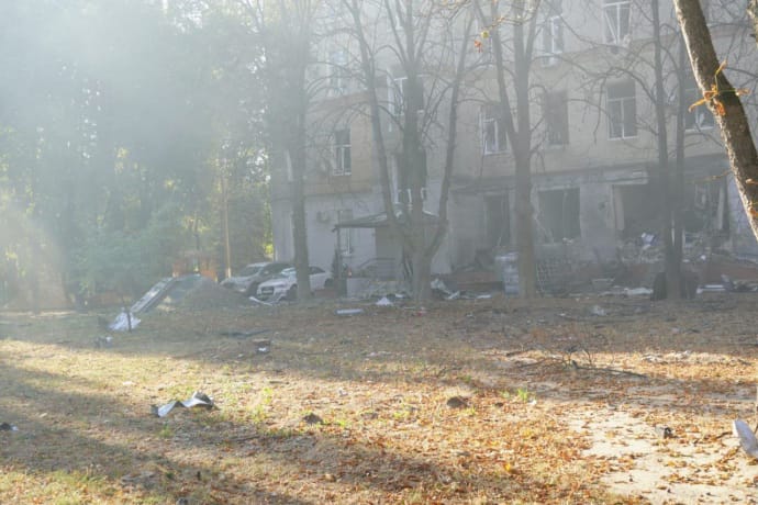 consequences of the attack on Sumy, photo by OVA