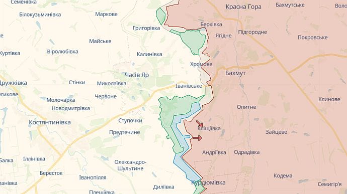 Defence forces advance on Bakhmut's flanks, some units operate in the city 