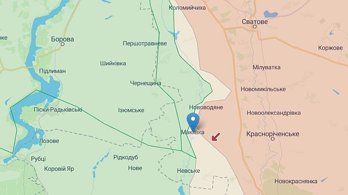 ЗСУ звільнили село Макіївка на Луганщині