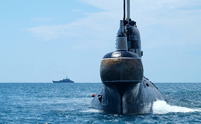 Росія утилізує український підводний човен, захоплений під час анексії Криму