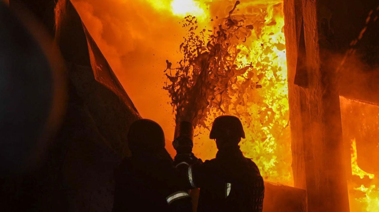Russians hit energy facility in Odesa Oblast, injuring 2 people