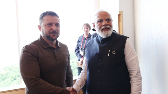 Зеленський зустрівся з прем’єром Індії