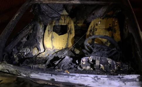 Ночью сожгли авто главы Государственной экологической инспекции