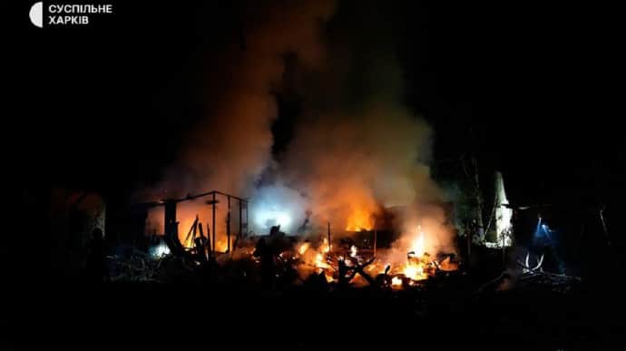 В Харькове прогремели взрывы, в результате атаки Шахеда возникли пожары