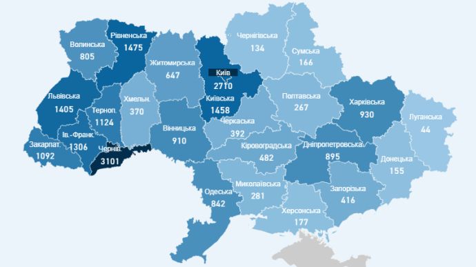 COVID-19 в Україні: За добу більше одужали, ніж захворіли, але 21 хворий помер