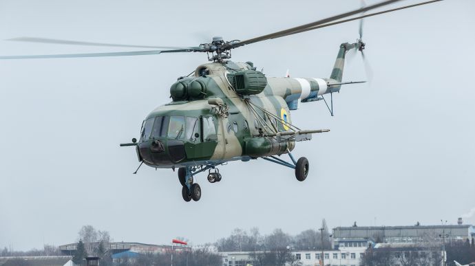 Украинские сухопутные войска получили модернизированный вертолет Ми-8МТ