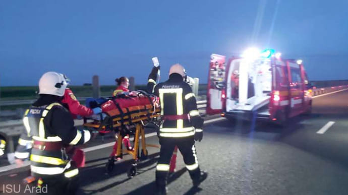 В Румынии попал в аварию автобус с украинцами, есть погибший и раненые