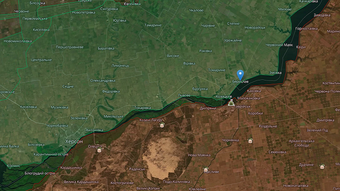 Russian forces blow up power plant during retreat from Beryslav, Kherson Oblast