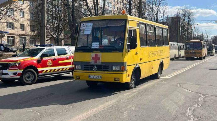 Из Броварского района Киевской области проходит эвакуация