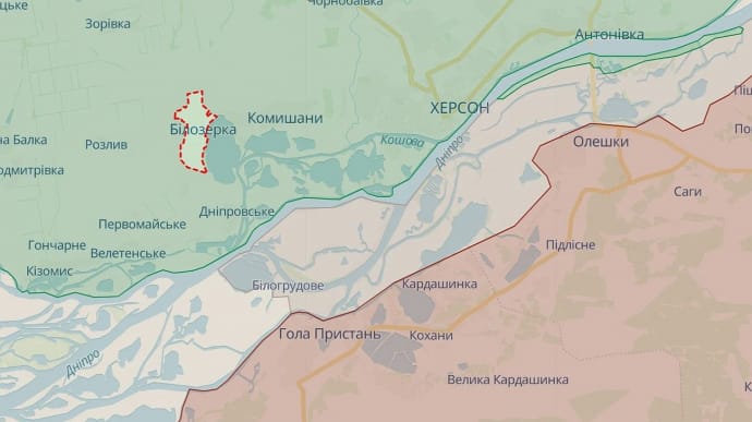 Russian forces attack Bilozerka, Kherson Oblast, killing 1 woman and injuring 5 other civilians