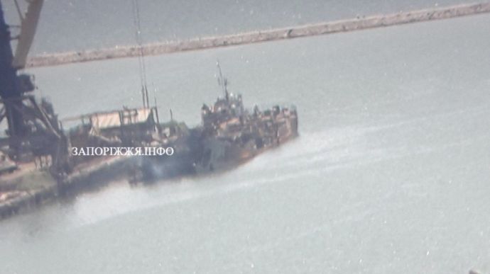 Оккупанты подняли уничтоженный ВСУ корабль Саратов, хотят ремонтировать