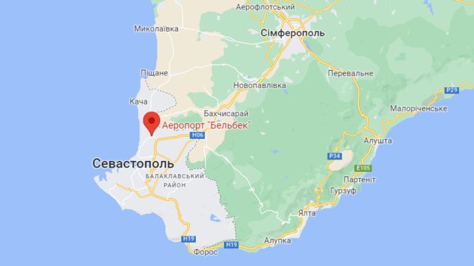 Crimea’s occupiers state they downed two drones near Belbek airfield