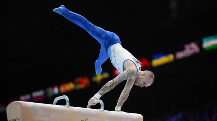 Ukrainian gymnast wins silver at European championships