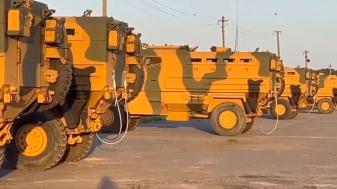 Armed Forces of Ukraine receive fifty Turkish Kirpi armoured personnel carriers; 150 more units are expected