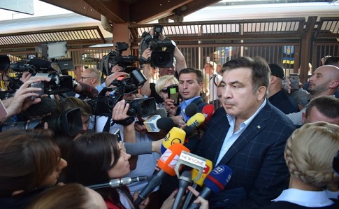 Полиция открыла уголовное производство по факту прорыва границы Саакашвили