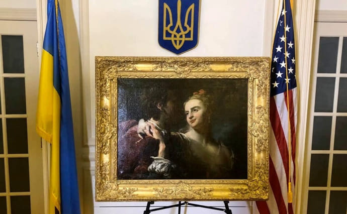 США вернули Украине картину Гудро, украденную нацистами в 1943 году