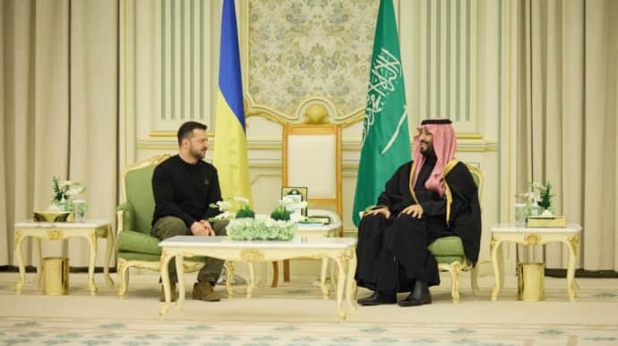Зеленский встретился с наследным принцем Саудовской Аравии