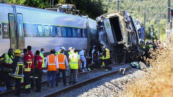 У Португалії зазнав аварії швидкісний потяг: 2 загиблих, десятки поранені