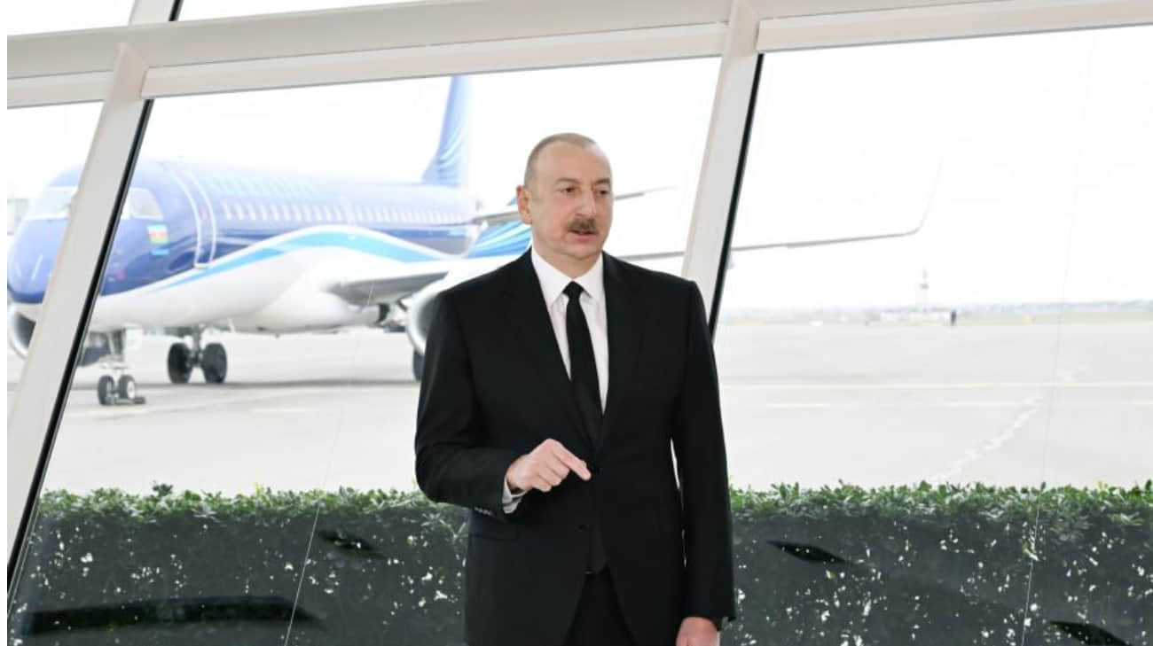 Azerbaijani president demands compensation and admission of guilt from Russia over downed plane