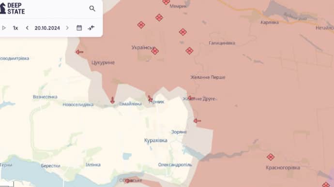 DeepState: Враг оккупировал еще одно село в Донецкой области и продвинулся на Харьковщине