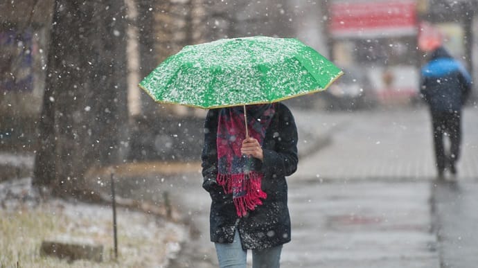 В Украине прогнозируют мокрый снег и до 12° мороза
