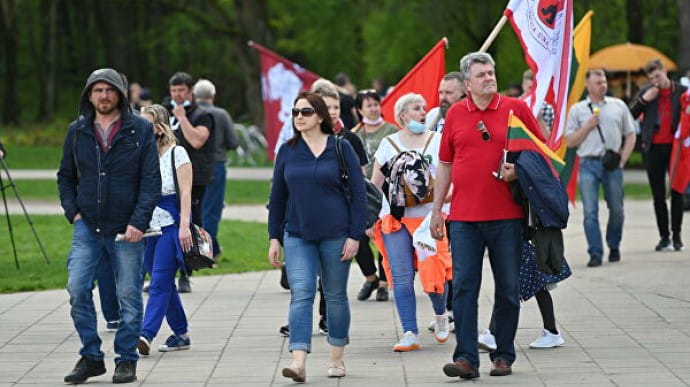 В Вильнюсе прошел многотысячный митинг в поддержку традиционной семьи