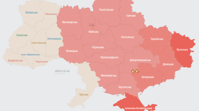 Загроза балістики: в Україні оголошували масштабну повітряну тривогу