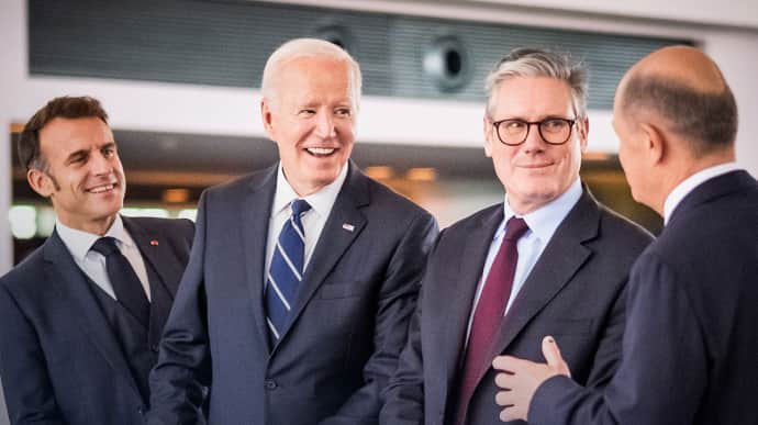 Biden, Scholz, Macron and Starmer discuss aid to Ukraine and Zelenskyy's Victory Plan