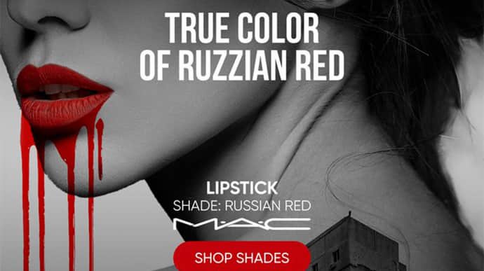 Ukraine's Foreign Ministry clarifies meaning of MAC's Russian Red lipstick shade