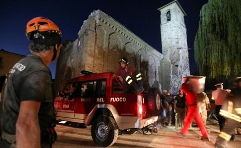 В Італії число жертв землетрусу зросло до 247
