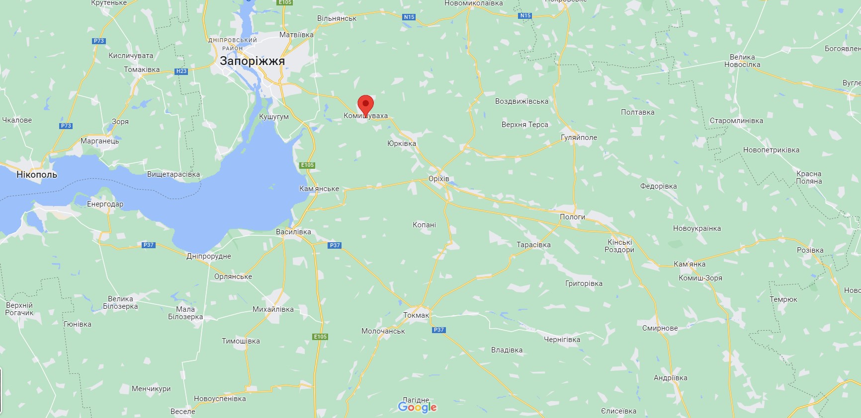 Russians fired dozen missiles at Komyshuvakha in Zaporizhzhia oblast: 1 person died