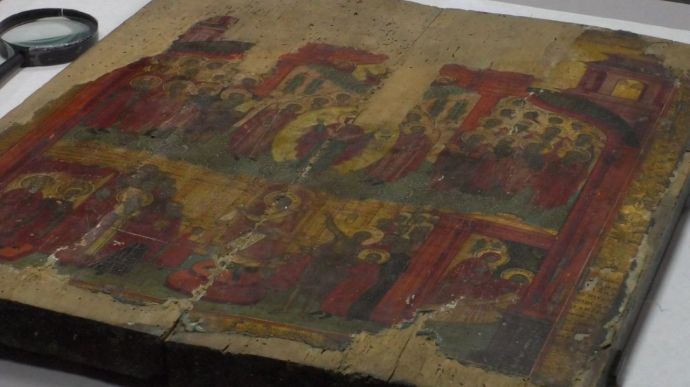 Russians steal ancient icons from Ukrainian Orthodox church in Enerhodar
