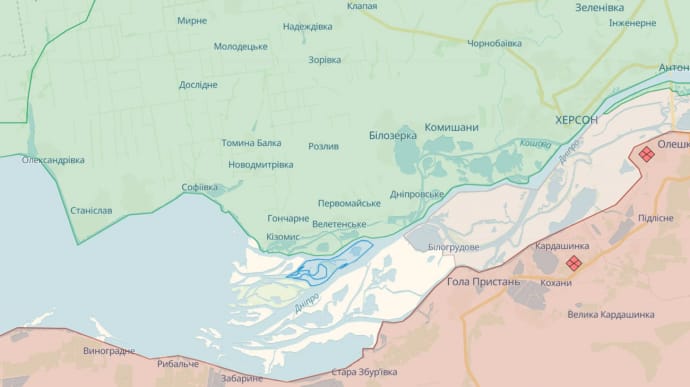 Liberation of Nestryha Island near Kherson to enhance counter-sabotage measures, spokesman says