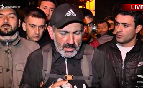 В Ереване задержали лидера протестного движения