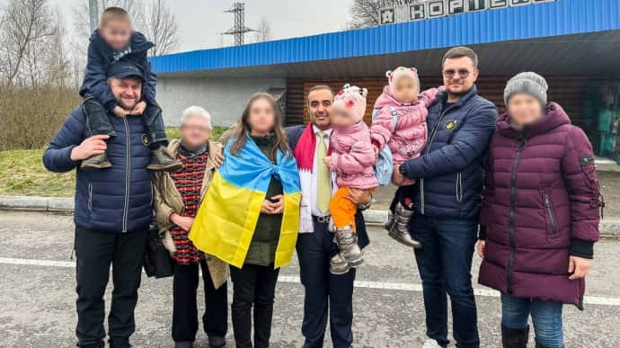9 Ukrainian children brought home thanks to Qatar