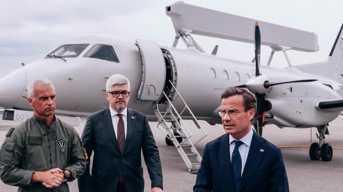 У Швеції про допомогу ЗСУ з літаком РЛС: Боротьба України – це наша боротьба