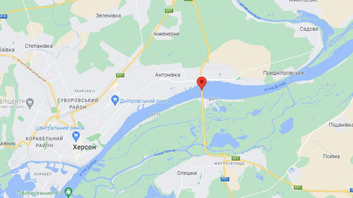Russians fail to oust defenders from under Antonivka Bridge