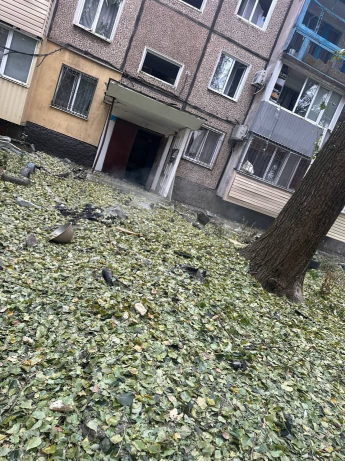 The residents attacked Krivoy Rog in the morning – they damaged a 5-story building, a woman was injured