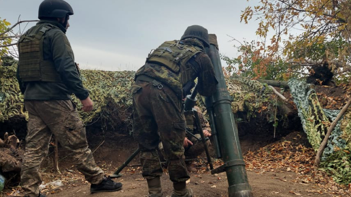 Border guards destroyed occupiers’ dugout in Donetsk region