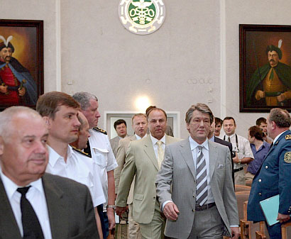 Перед началом заседания коллегии 19 июля. Фото М. Лазаренко