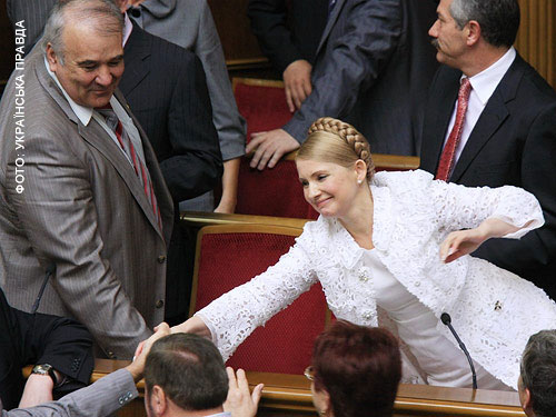 Тимошенко приймає привітання